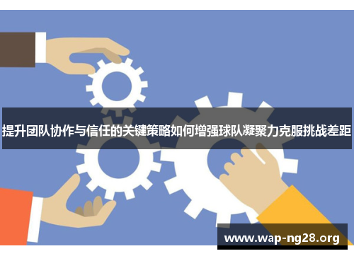 提升团队协作与信任的关键策略如何增强球队凝聚力克服挑战差距