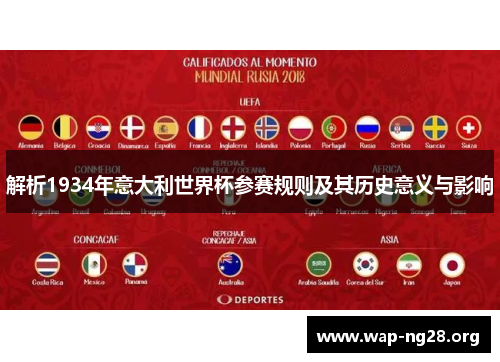 解析1934年意大利世界杯参赛规则及其历史意义与影响