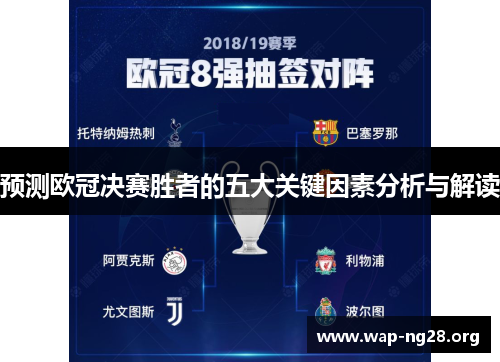 预测欧冠决赛胜者的五大关键因素分析与解读